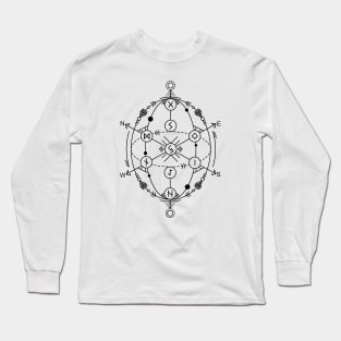 Yggdrasil - The Nine Worlds | Norse Pagan Symbol Long Sleeve T-Shirt